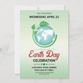 Earth Day Flyer-Sjabloon Kaart (Voorkant)