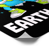 Earth Day Funny Dab Dabbing Earth Day Design Kinde Poster (Hoek)