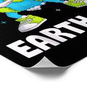 Earth Day Funny Dab Dabbing Earth Day Design Kinde Poster (Hoek)