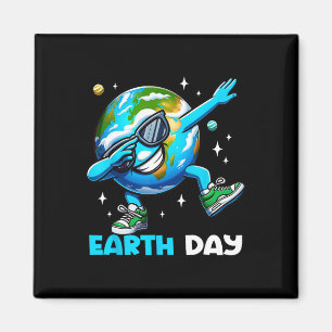 Earth Day - Funny Dab Earth Day Kinder jongens dab Magneet