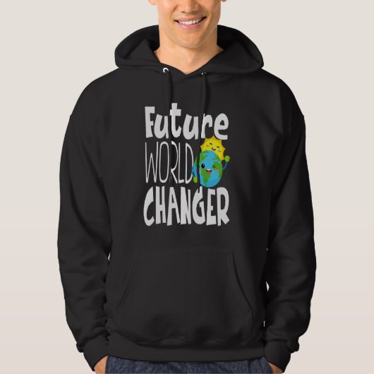Earth Day Future World Changer Environmentalist  1 Hoodie (Voorkant)
