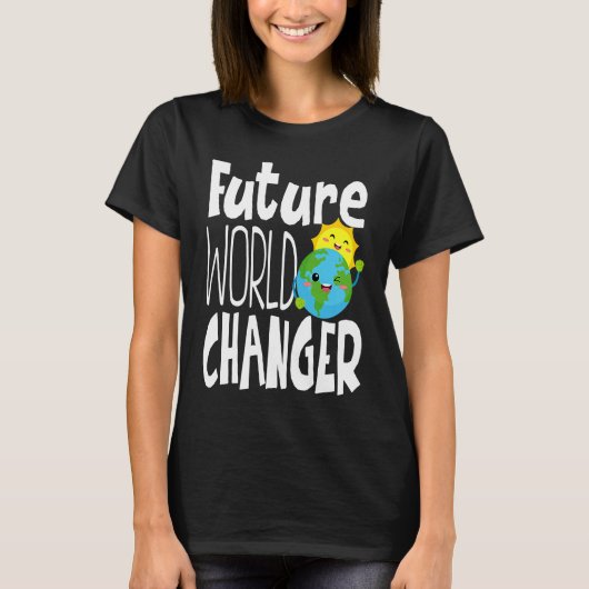Earth Day Future World Changer Environmentalist 1 T-shirt (Voorkant)