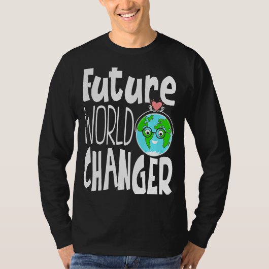 Earth Day Future World Changer Environmentalist  9 T-shirt (Voorkant)