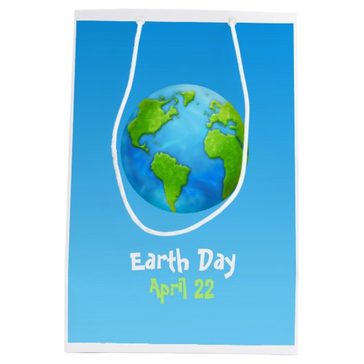 Earth Day Gift Bag Medium Cadeauzakje (Achterkant)