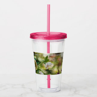 Earth Day Gift 🌸Dreamy Flower | Acrylic Tumbler Acryl Drinkbeker