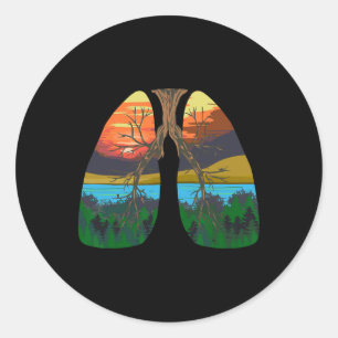 Earth Day Gift Environmental Natuur Lover Ronde Sticker