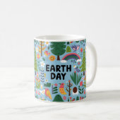 Earth Day Gift Idee Koffiemok (Voorkant rechts)