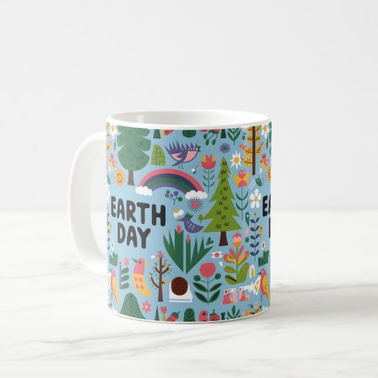 Earth Day Gift Idee Koffiemok (Voorkant links)