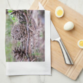 Earth Day Gift 🌸Pine Cone  |Kitchen Towel  Theedoek (Quarter Fold)
