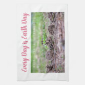 Earth Day Gift 🌸Pine Cone  |Kitchen Towel  Theedoek (Verticaal)