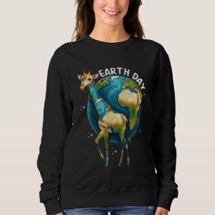Earth Day Giraffe Planet Natuur Love World Earth D Trui