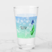 Earth Day Glass Glas (Achterkant)
