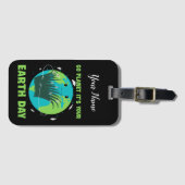 Earth Day: Go Planet It's Your Earth Day Bagagelabel (Voorkant (horizontaal))