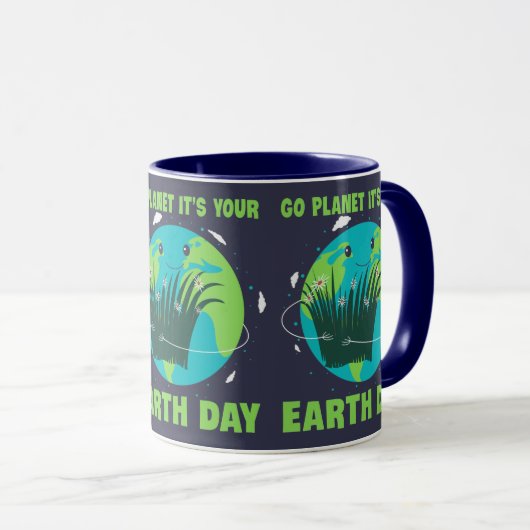 Earth Day: Go Planet It's Your Earth Day Mok (Voorkant rechts)