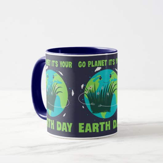 Earth Day: Go Planet It's Your Earth Day Mok (Voorkant links)