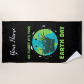Earth Day: Go Planet It's Your Earth Day Strandlaken (Voorkant)