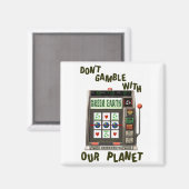 Earth Day-gok voor het milieu Magneet (Voorkant / Achterkant)