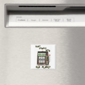 Earth Day-gok voor het milieu Magneet (Insitu (Vaatwasser))