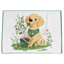 Earth Day Golden Retriever Hondentuin Groot Cadeauzakje