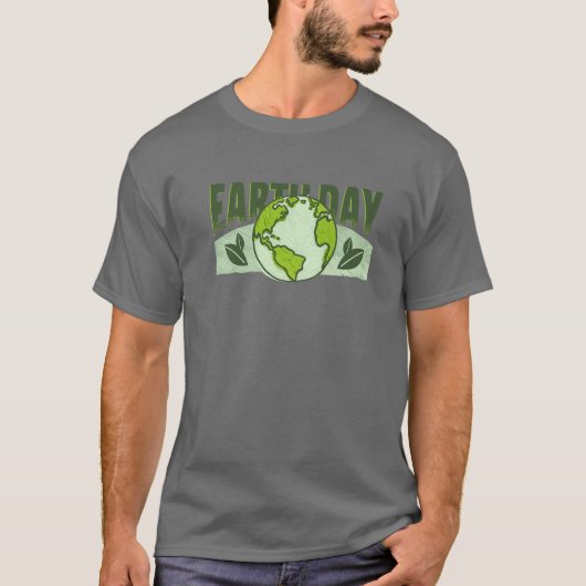 Earth Day Green Climate Change Planet Environmenta T-shirt (Voorkant)