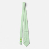 Earth Day Green Planet Stropdas (Achterkant)