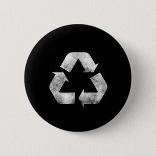 Earth-day-green-recycling-sign Alles-recycler Ronde Button 5,7 Cm