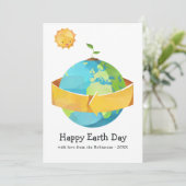 Earth Day Greep Feestdagenkaart (Staand voorkant)