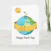 Earth Day Greep Kaart (Voorkant)