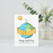Earth Day Greeting Feestdagenkaart (Staand voorkant)