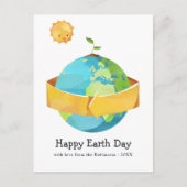 Earth Day Greeting Feestdagenkaart (Voorkant)