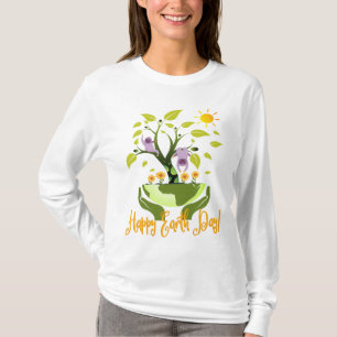 Earth Day - Groeiomgeving - Aarde T-shirt