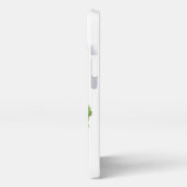 Earth Day - Groene en blauwe aarde met bomen iPhone Hoesje (Linkerkant)