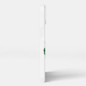 Earth Day - Groene en blauwe aarde met bomen iPhone Hoesje (Rechterkant)