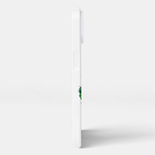 Earth Day - Groene en blauwe aarde met bomen iPhone Hoesje (Rechterkant)