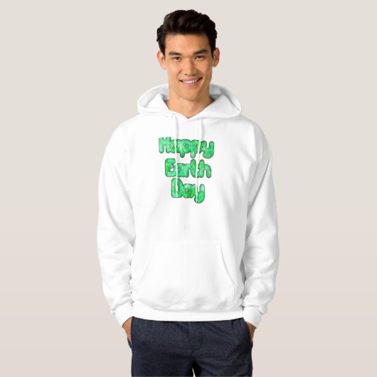 Earth Day Hakuna Matata Basic Hooded Sweatshirt (Voorkant volledig)