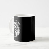 Earth Day Hands Tree Lover Natuur Planet Science Koffiemok (Voorkant links)