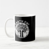 Earth Day Hands Tree Lover Natuur Planet Science Koffiemok (Links)