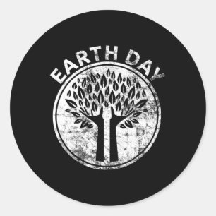 Earth Day Hands Tree Lover Natuur Planet Science Ronde Sticker