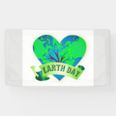 Earth Day Hartwereld Spandoek (Horizontaal)