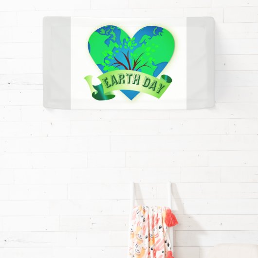 Earth Day Hartwereld Spandoek (Insitu)