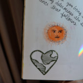 Earth Day Heart Earth Love Rubberstempel