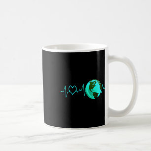 Earth Day Heartbeat Recycling Climate Change Actio Koffiemok