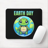 Earth Day Herstel Aardschildpad 2025 Muismat (Met muis)