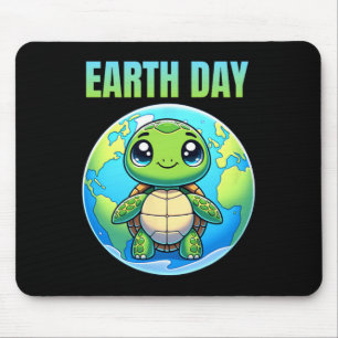 Earth Day Herstel Aardschildpad 2025 Muismat
