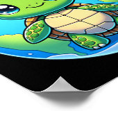 Earth Day Herstel Aardschildpad 2025 Poster (Hoek)