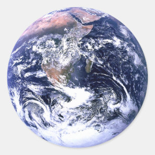 Earth Day Het MUSEUM Zazzle Cadeaus Ronde Sticker