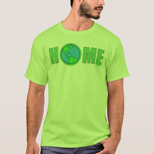 Earth Day Home T-shirt (Voorkant)