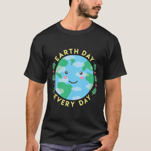 Earth Day houdt elke dag van het milieu Schattige T-shirt