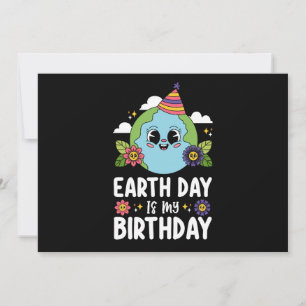 Earth Day is mijn Natuur op Birthday Funny Planet Kaart