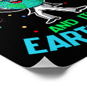 Earth Day Is Mijn Verjaardag 22 April Grappig Scha Poster (Hoek)